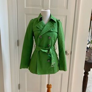 Burberry Blue Label Green short trench coat M 40